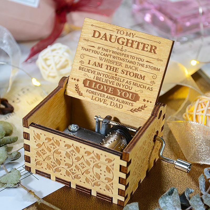 Dad To Daughter - Believe In Yourself - Engraved Music Box - Uultc