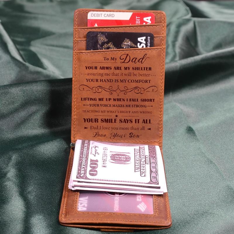 Son To Dad - Money Clip Card Wallet