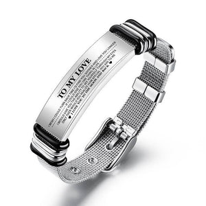 To My Love - How Special You Are to Me - Stainless Steel Bracelet