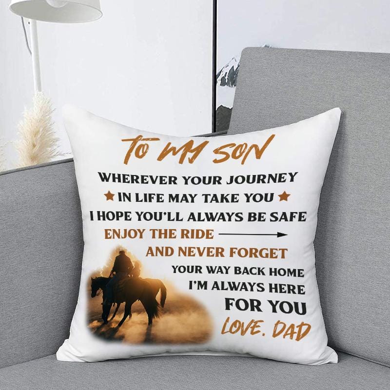 Dad To Son - Enjoy The Ride - Pillow Case