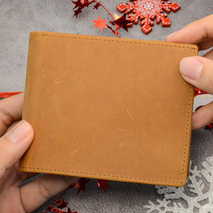 To Our GrandSon - Genuine Premium Leather Card Wallet