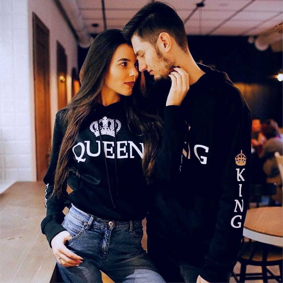 King and Queen Hoodies