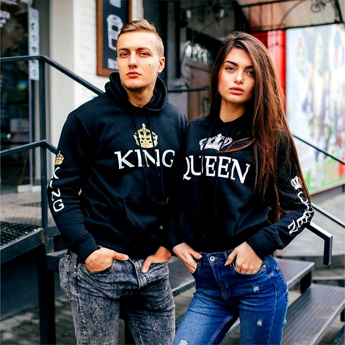 King and Queen Hoodies